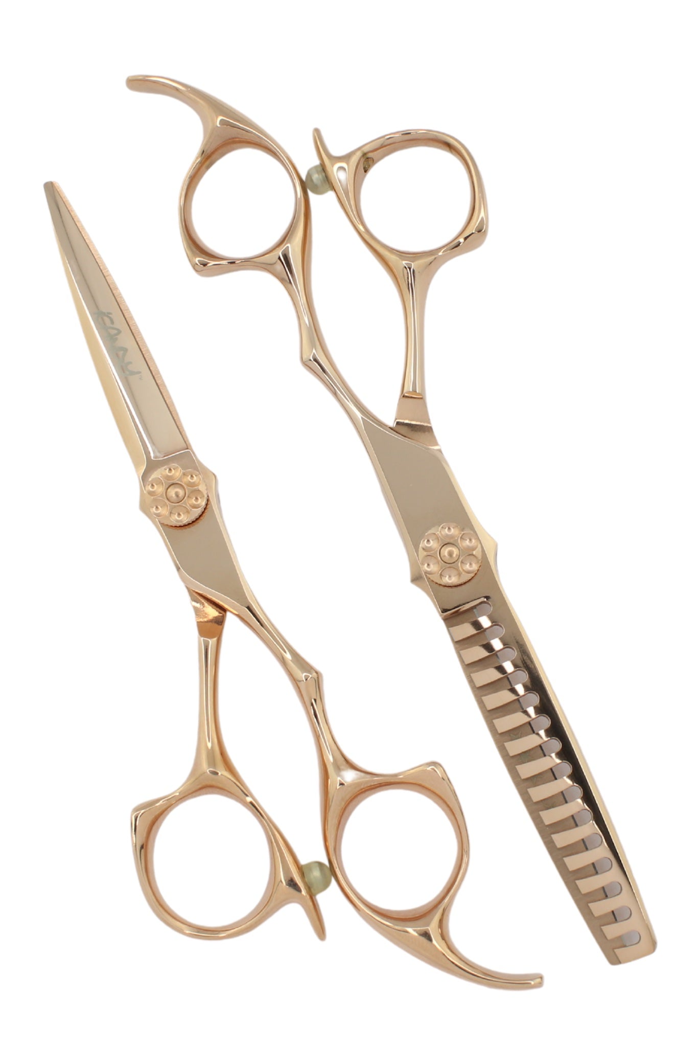 iCandy ALL STAR Rose Gold VG10 Scissor-Texturiser Bundle 5.5/6.0 inch