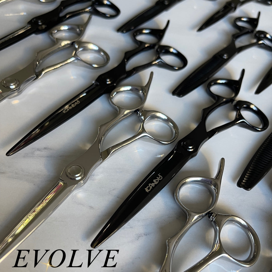 iCandy EVOLVE Series VG10 Hairdressing Barber Scissor Collection