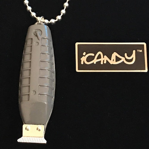 iCandy Grey Barber T-Clipper Chain/Necklace - iCandy Scissors