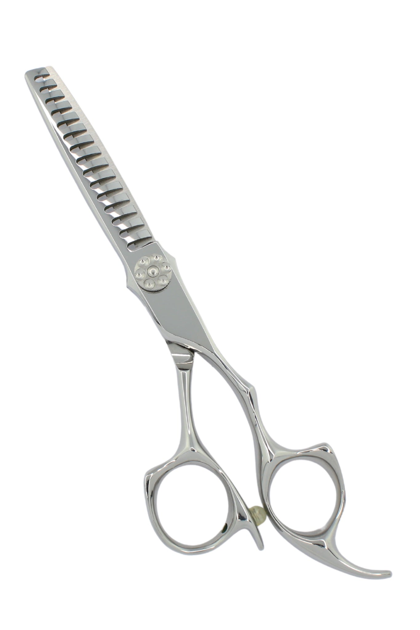 Premium iCandy ALL STAR Silver 6.0 inch texturising scissor – Japanese VG10 steel scissor for professional hairdressing and barber blending and texturising.