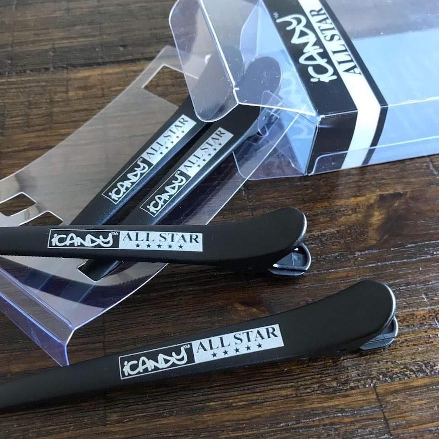 iCandy ALL STAR Professional Hair Clips 4pk pic3