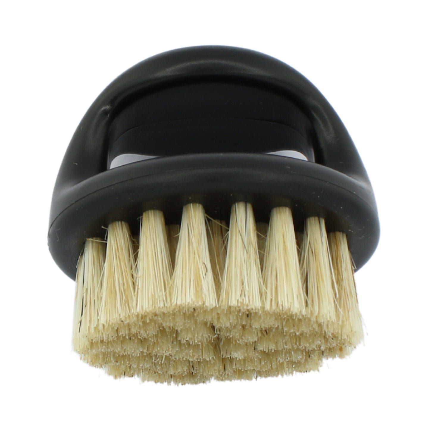iCandy Black Coloured Light Boar Bristle Knuckle Brush White Background -Pic2