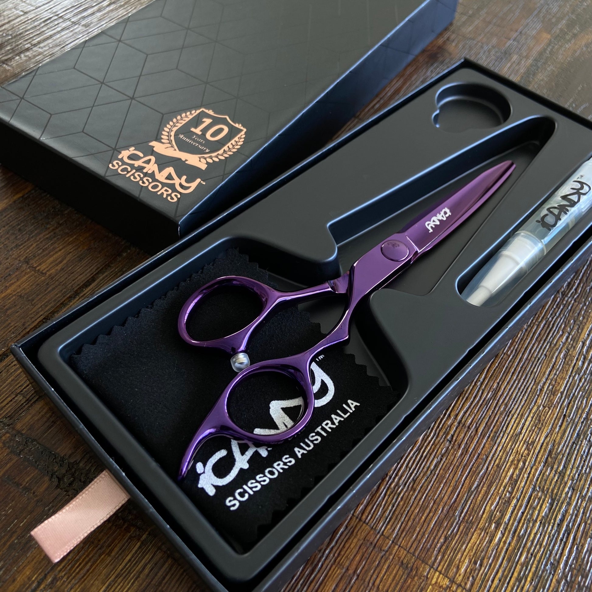 iCandy ELECTRO Ultra Violet VG10 Scissor (6.0 inch) In Box