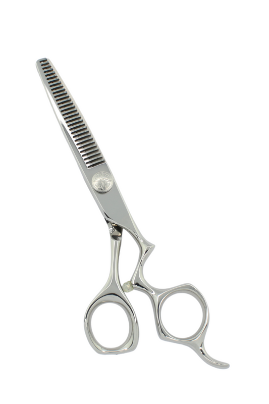 Right-handed iCandy ATHENA Hairdressing Barber Thinning Scissor 6.0 inch for blending, thinning, and finishing hairstyles
