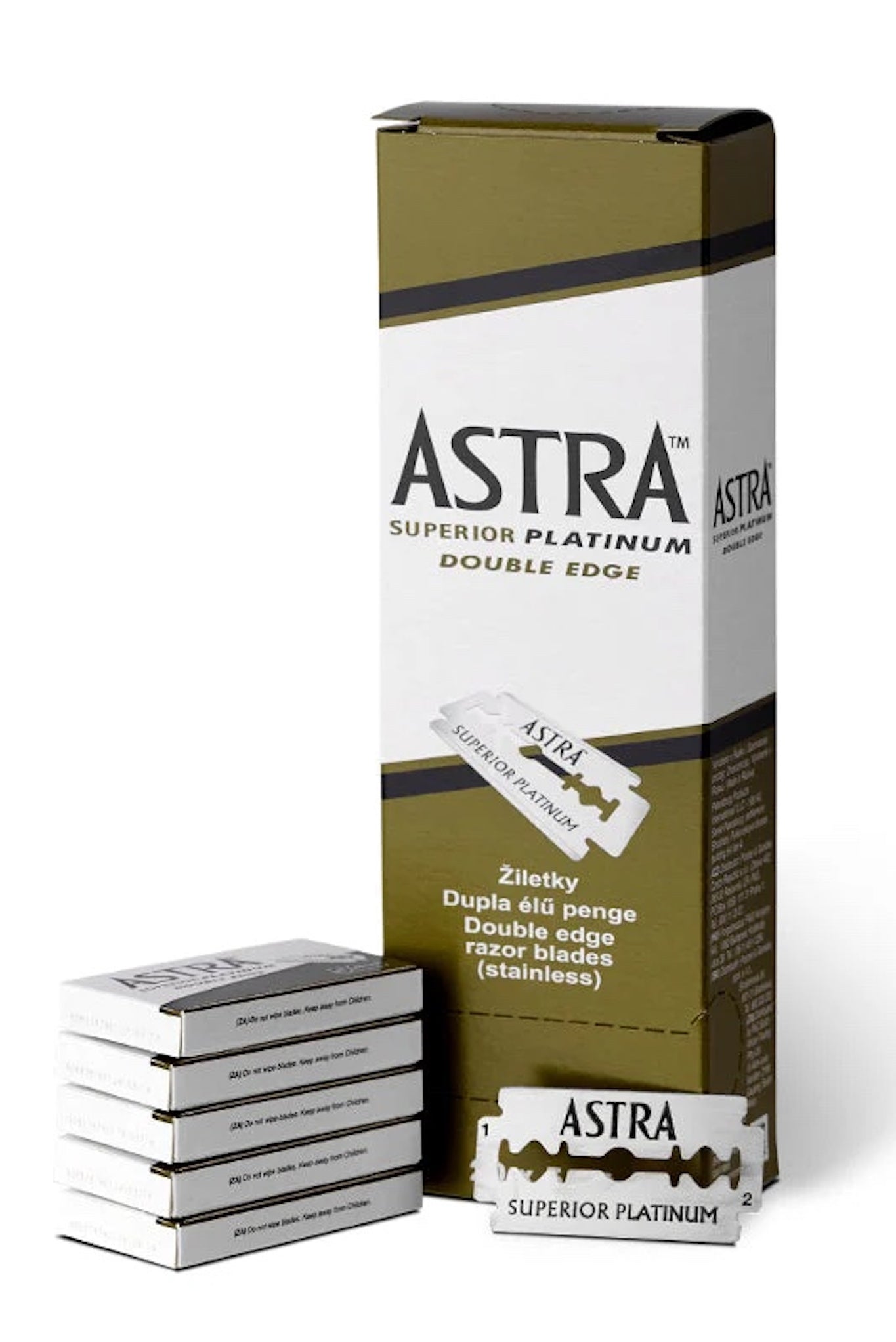 ASTRA SUPERIOR PLATINUM DBL EDGE BLADES - 20 PACK (100 BLADES)