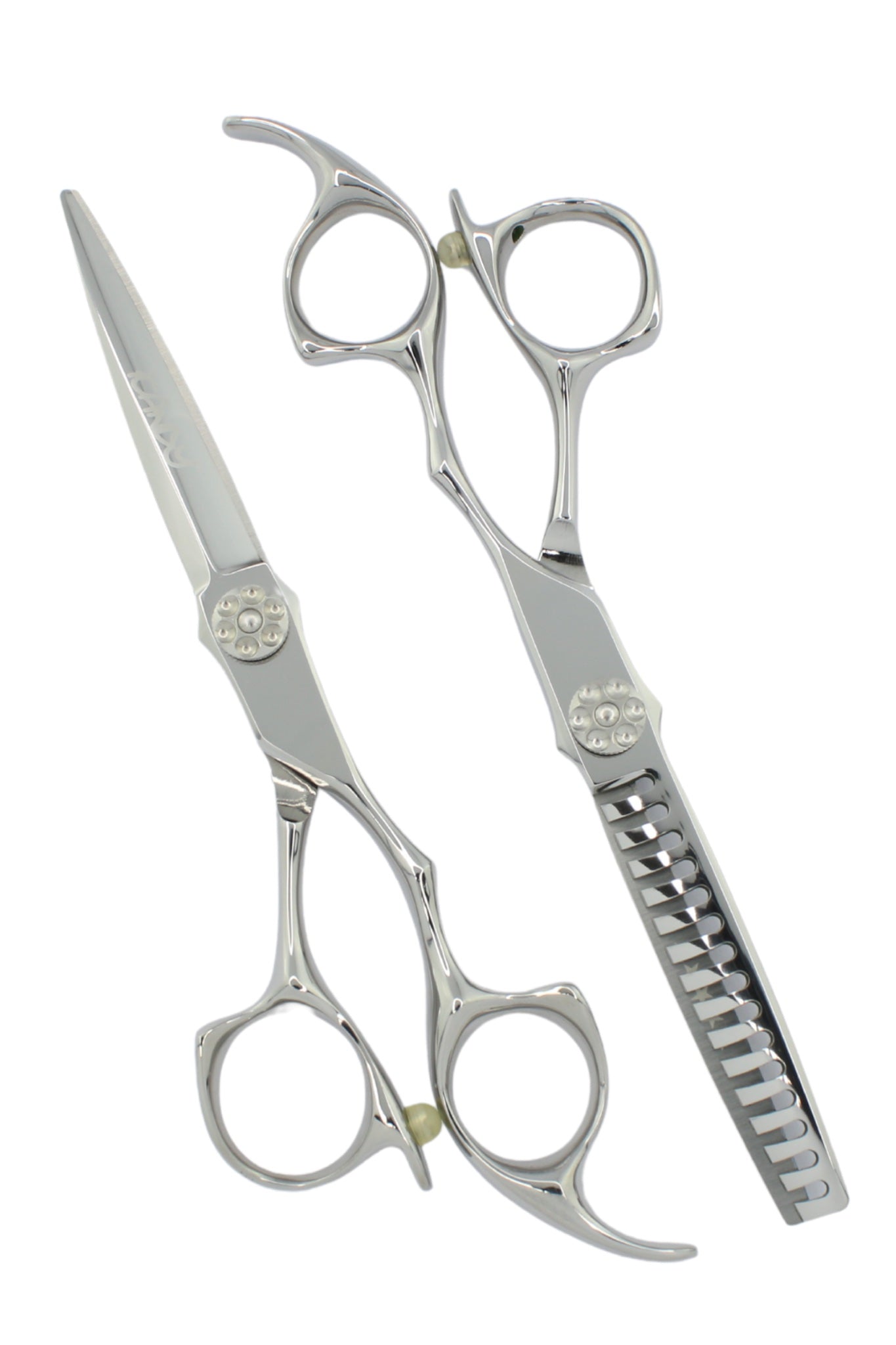 iCandy ALL STAR Silver VG10 Hairdresser Barber Scissor-Texturiser Bundle 6.0