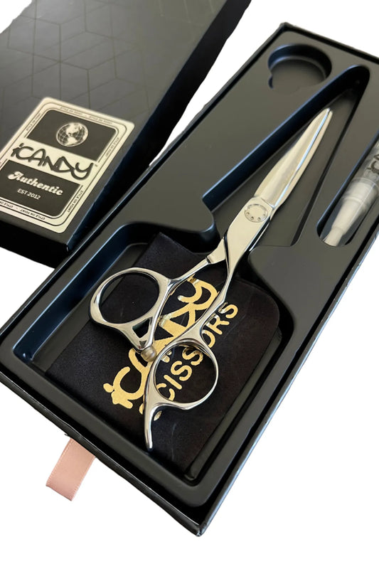 iCandy ELECTRO-EVO Silver VG10 professional hairdressing scissors 5.5 inch