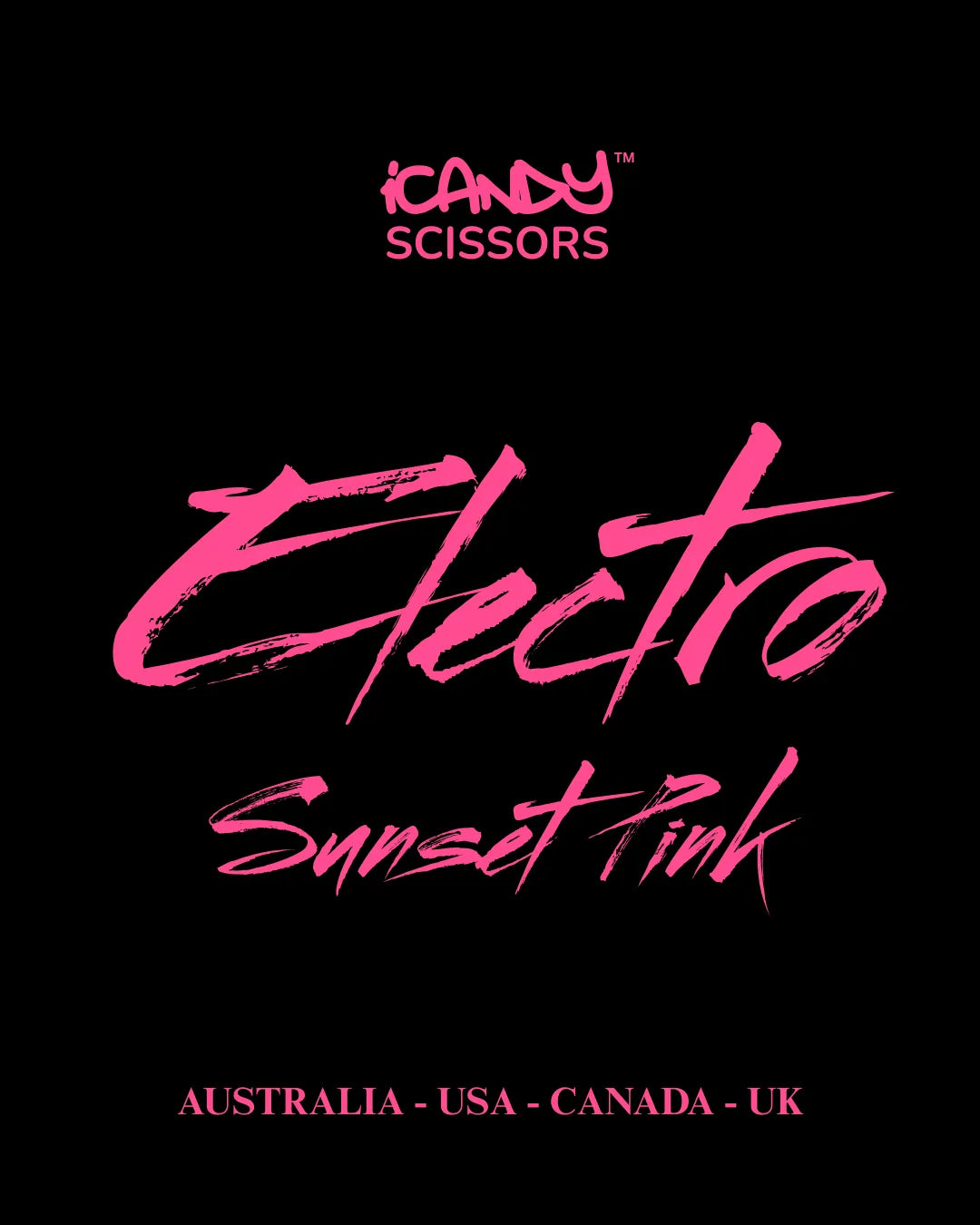 Celebrate 14 years of iCandy Pink Innovation with the ELECTRO Sunset Pink VG10 Collection, created for passionate hairdressers seeking bold style, exceptional comfort and uncompromising cutting performance.