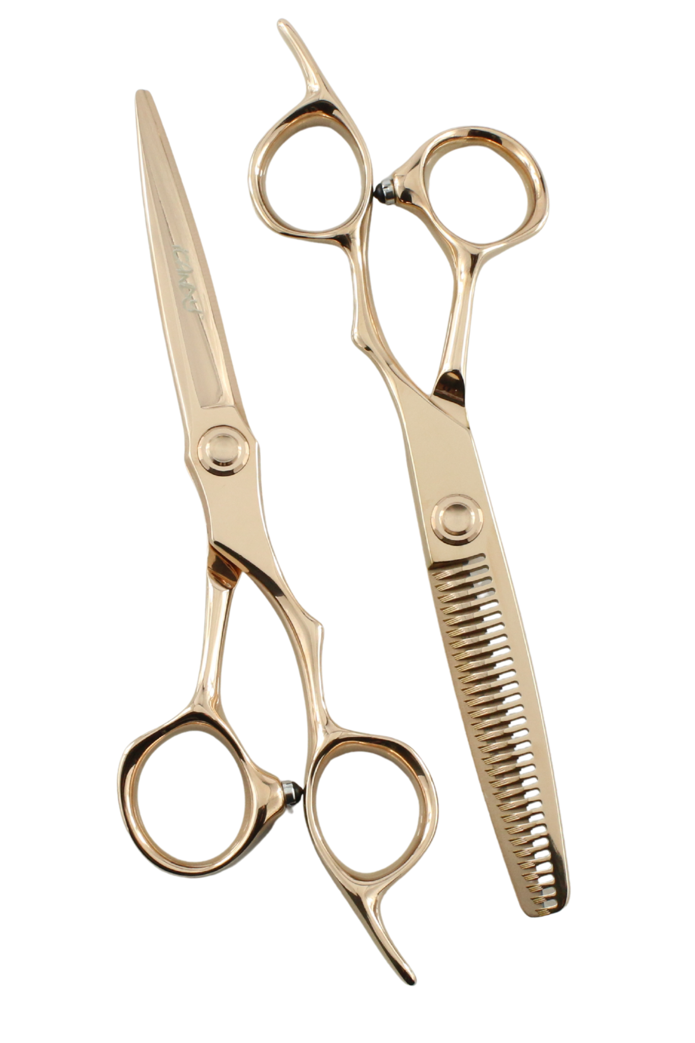 iCandy EVOLVE VG10 Rose Gold Hairdressing Scissors Bundle - Inventors Of Rose Gold Hair Scissors Shears