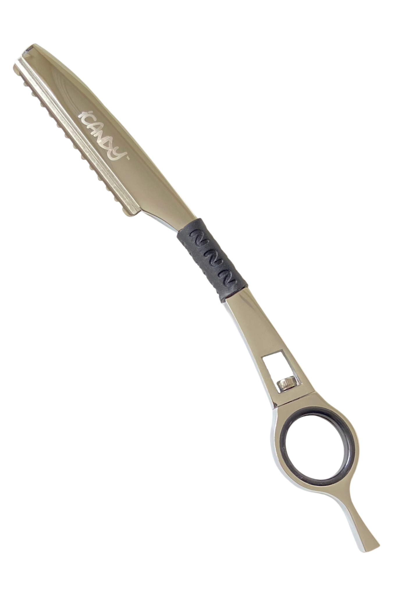 iCandy mirror feathering razor – precision hair razor designed for blending, shaping and soft texturising.