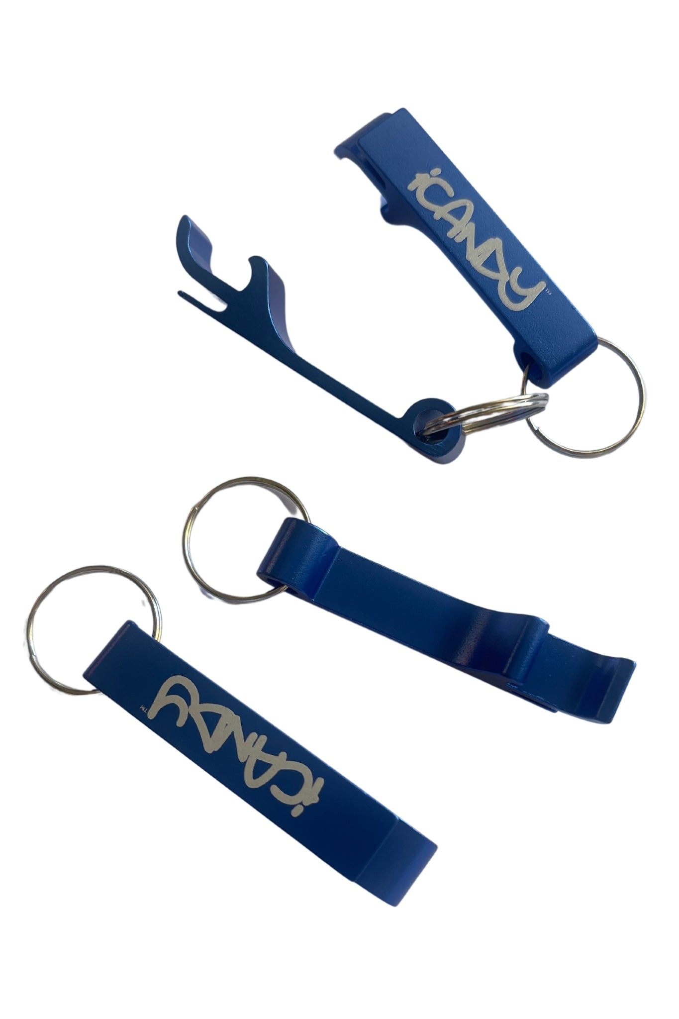 iCandy Blue Bottle Opener Keyring