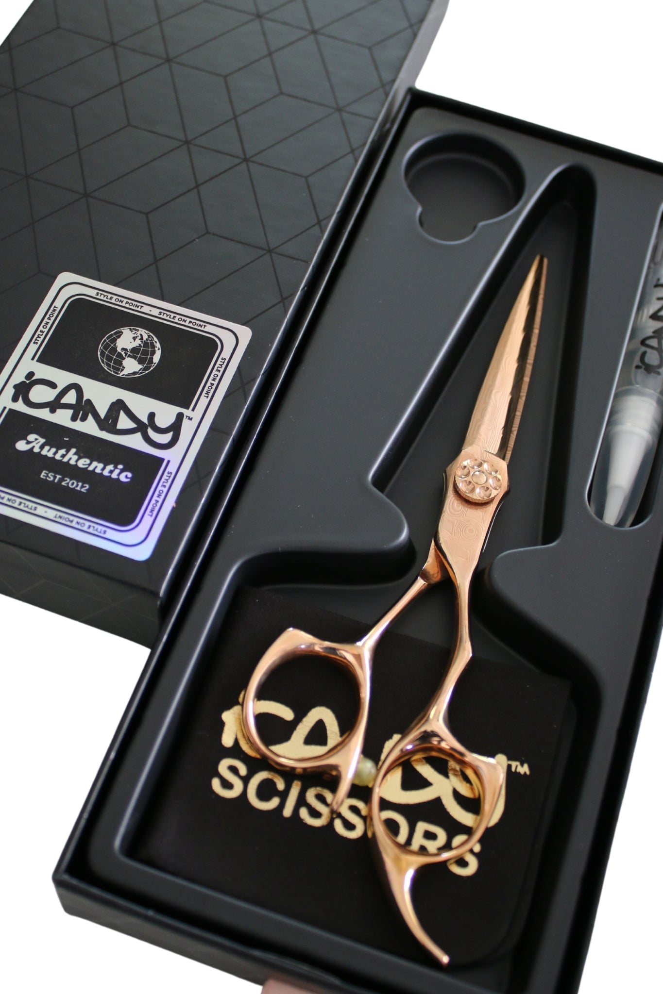 iCandy Damascus ALL STAR Rose Gold Scissors (6.0 inch) Limited Edition Feb 2025