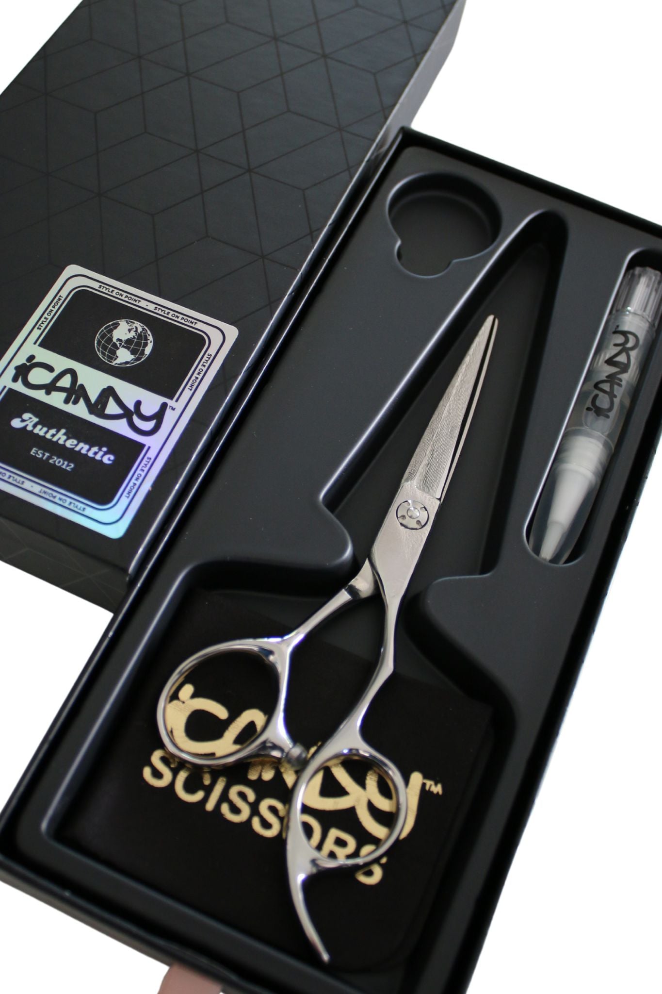 iCandy Damascus ELITE Silver Scissors 5.5 inch Feb 2025