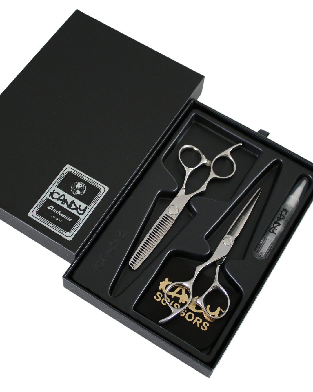 iCandy ELECTRO Silver VG10 Scissor & Thinner LEFT HANDED Bundle 5.5