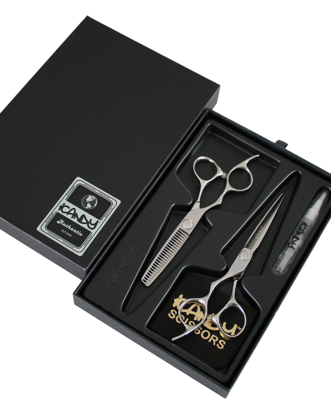 iCandy ELECTRO Silver VG10 Scissor & Thinner LEFT HANDED Bundle 6.0/5.5