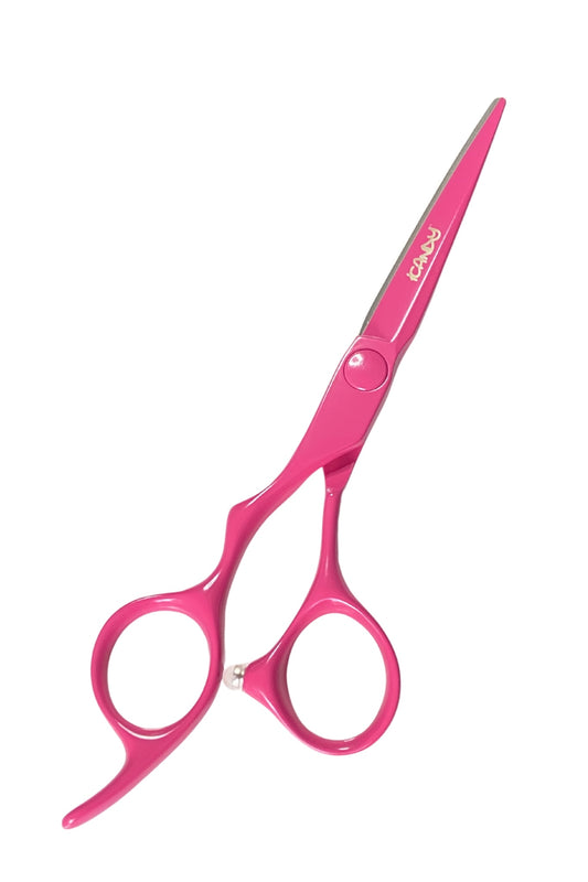 iCandy ELECTRO Sunset Pink VG10 LEFT HANDED Hairdressing Scissor 5.5 inch