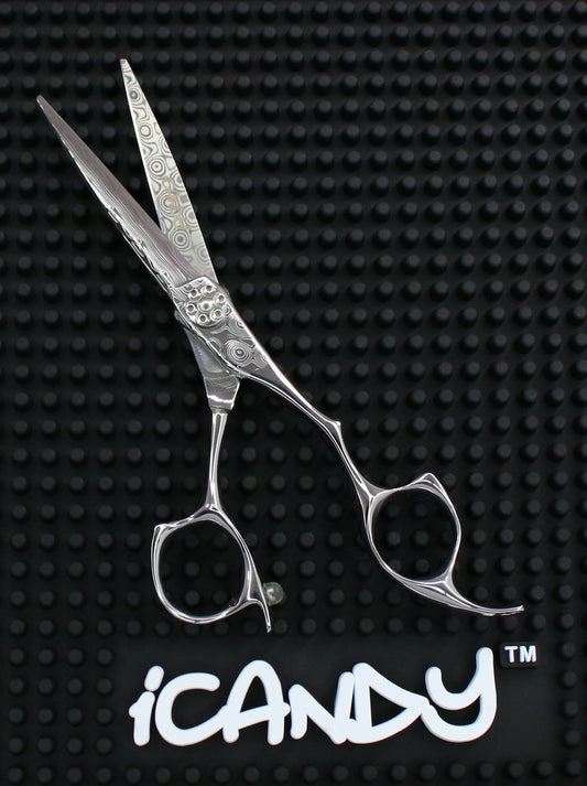 iCandy ALL STAR Damascus Silver 6.0 Hairdressing Scissor Pic1