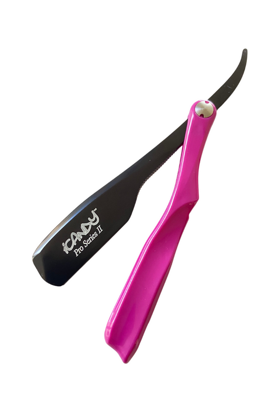 iCandy Pro Series II Pink & Midnight Black Barber Shaving Razor