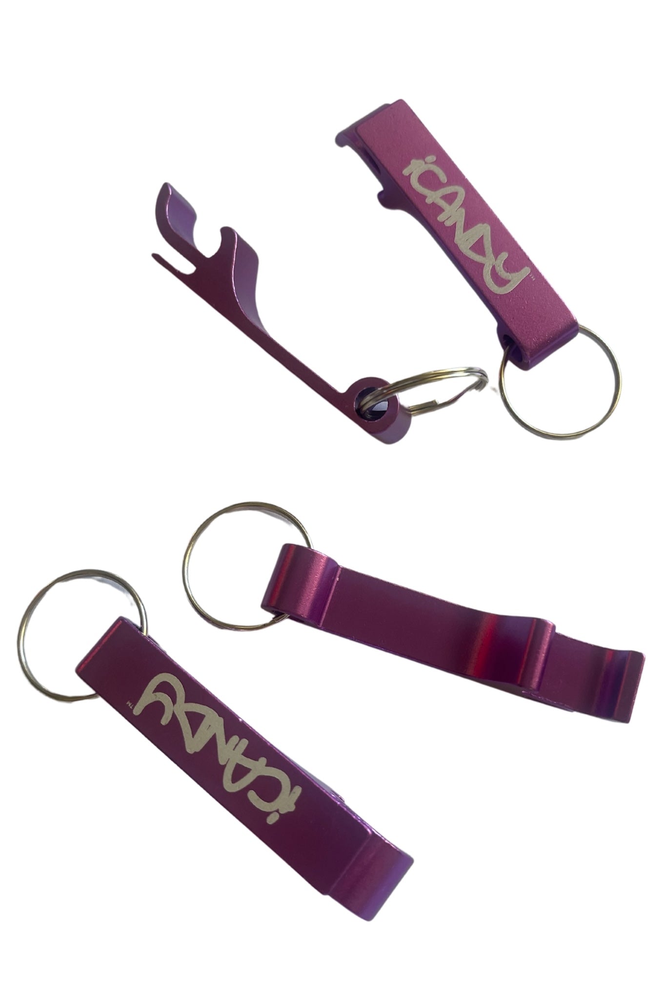 iCandy Purple Bottle Opener