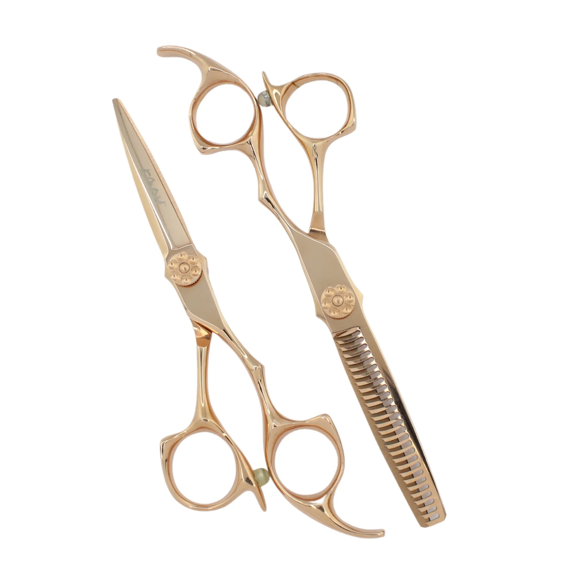 iCandy ALL STAR Rose Gold Scissor & Thinner Bundle 5.5 and 6.0 inch
