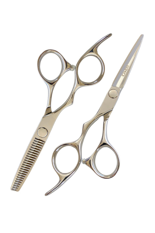iCandy ELECTRO Silver VG10 Scissor & Thinner LEFT HANDED (5.5 inch)