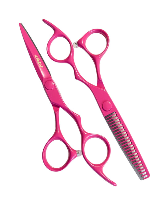 iCandy ELECTRO Sunset Pink VG10 Scissor & Thinner Bundle (5.5 inch) Limited Edition! Pic1
