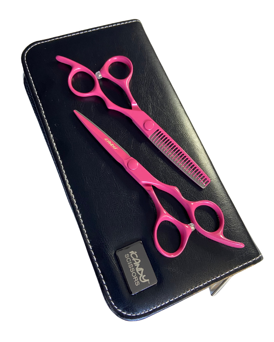 iCandy ELECTRO Sunset Pink VG10 Scissor & Thinner Bundle (5.5 inch) Limited Edition! Pic2