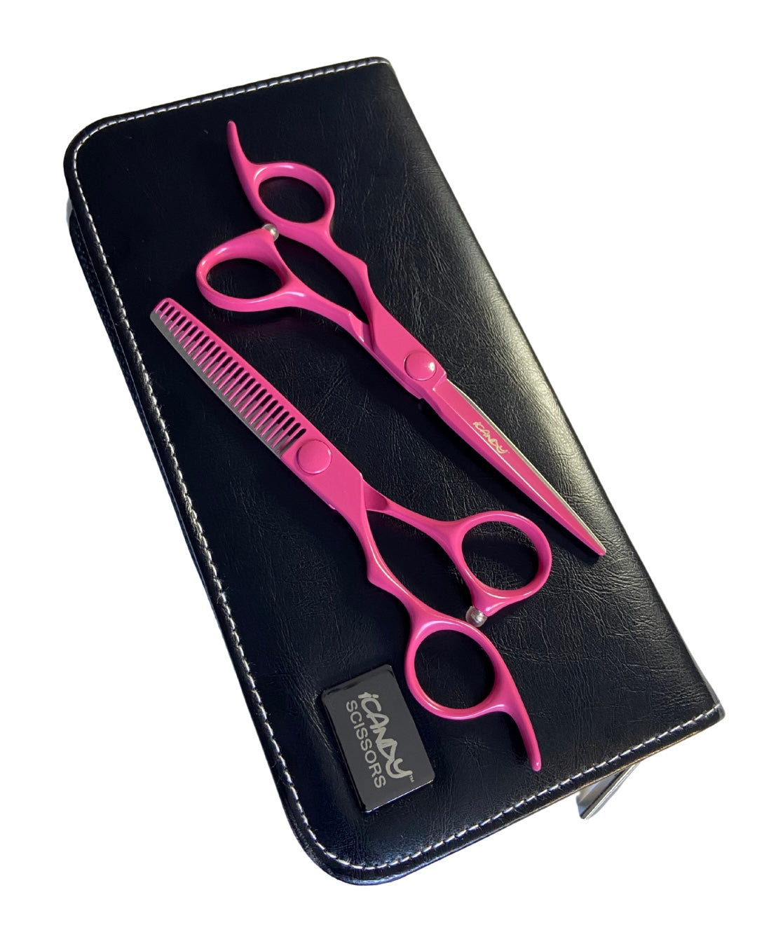 iCandy ELECTRO Sunset Pink VG10 Scissor & Thinner LEFT HANDED Bundle 6.0/5.5 inch pic2