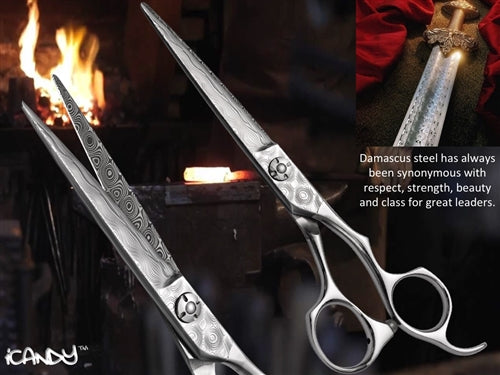 iCandy DAMA1 Damascus Scissors (6.0 inch) - iCandy Scissors