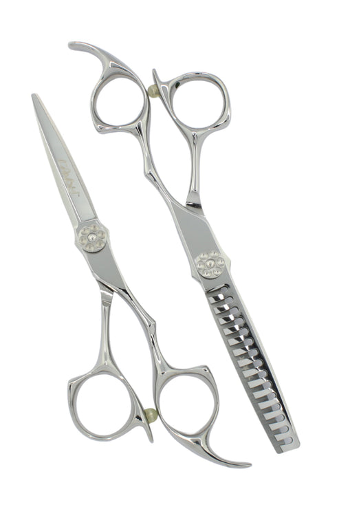iCandy ALL STAR Silver VG10 Scissor & Texturiser Bundle (5.5/6 inch) L ...