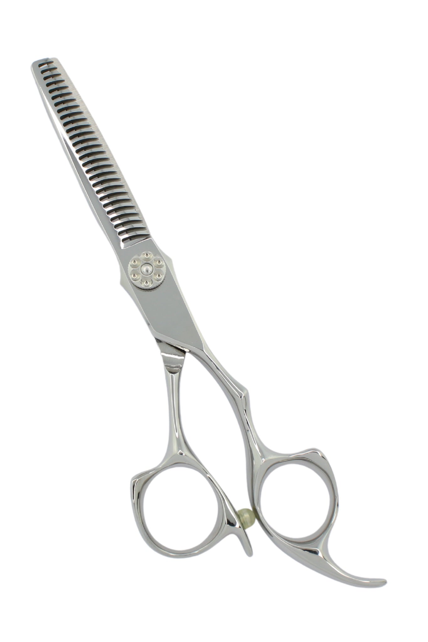Professional iCandy ALL STAR Silver VG10 6.0 inch thinning scissor – precision hairdressing tool for blending and texturising.