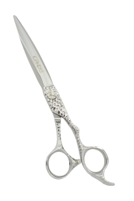 iCandy SWORD PRO Silver VG10 6.6 inch hairdressing scissors – premium Japanese steel barber shears for professionals