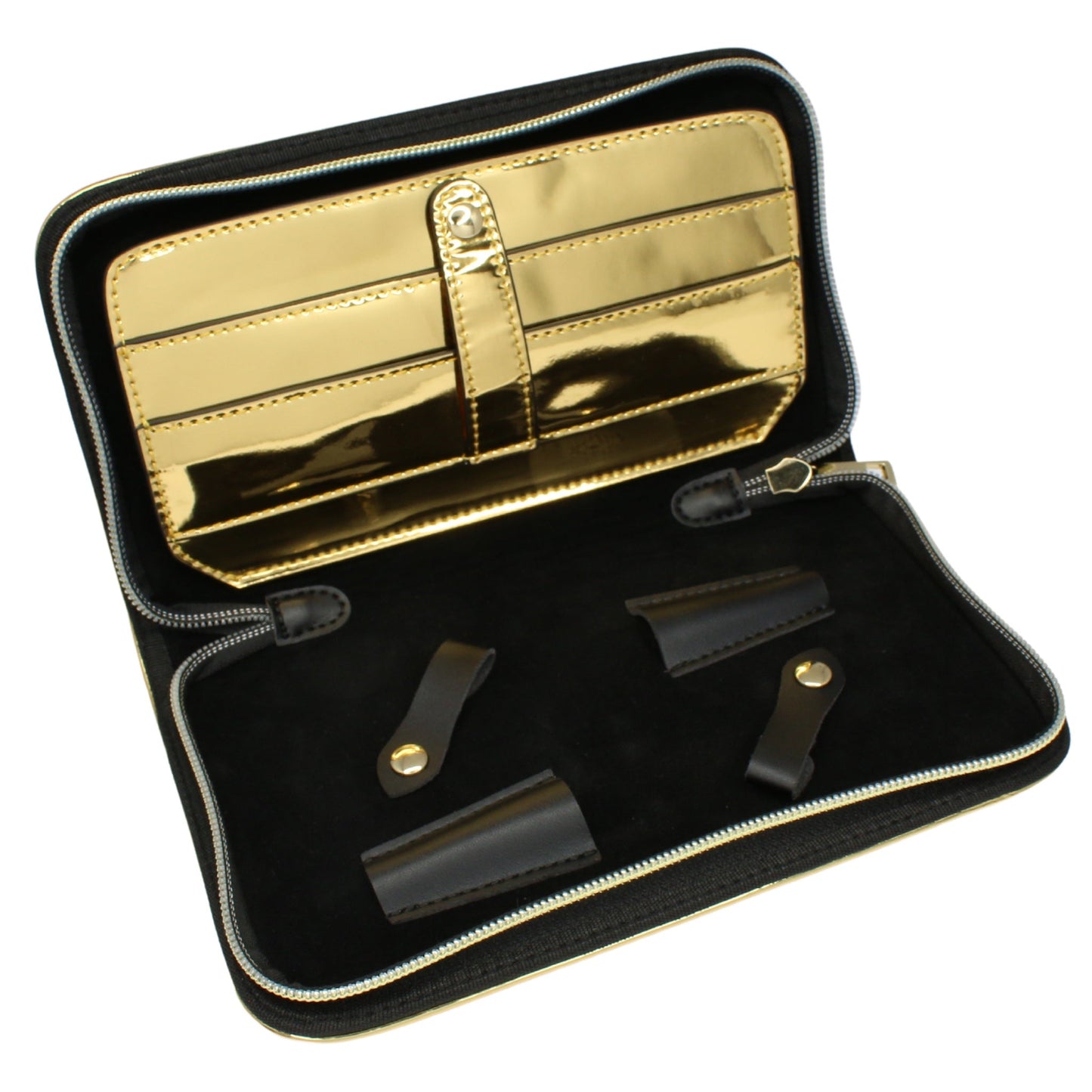 iCandy ALL STAR Gold 4pcs Scissor Zip Case Pic2