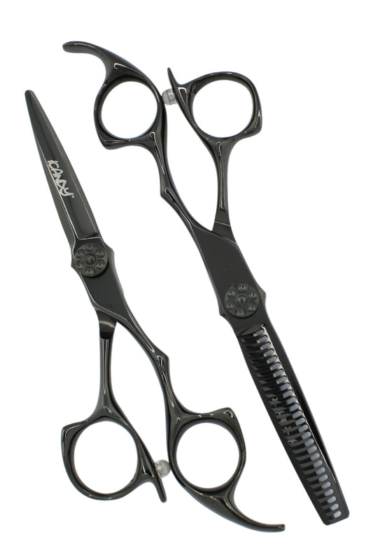 iCandy ALL STAR Midnight Black Scissor-Thinner Bundle 5.5/6.0 inch 