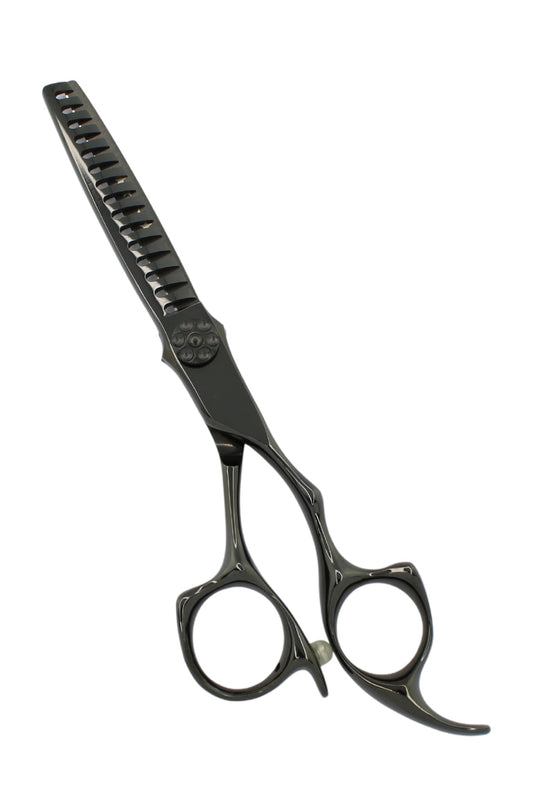 iCandy ALL STAR Midnight Black Texturising Scissor 6.0"