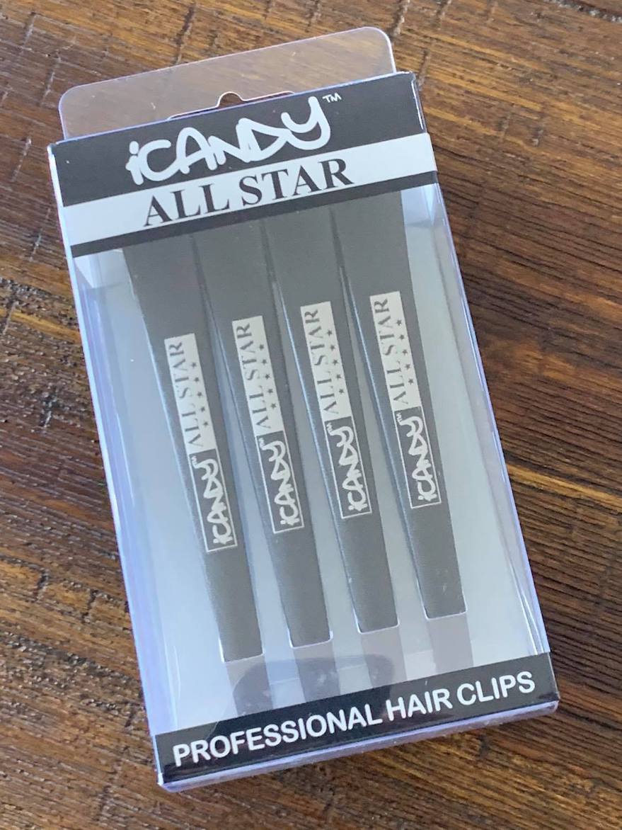 iCandy ALL STAR Professional Hair Clips 4pk pic2