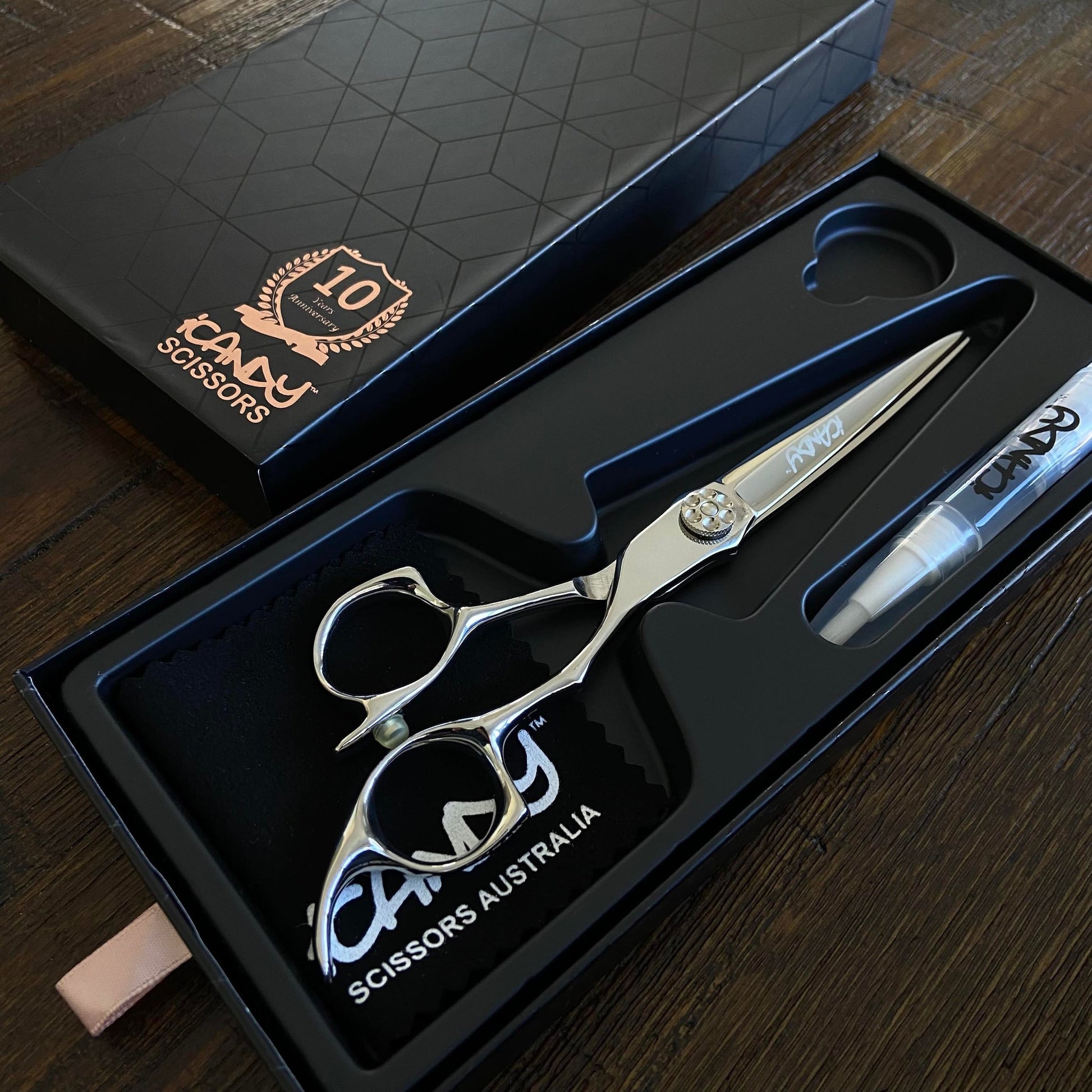 iCandy ALL STAR Silver Scissor 6.5" Open Box