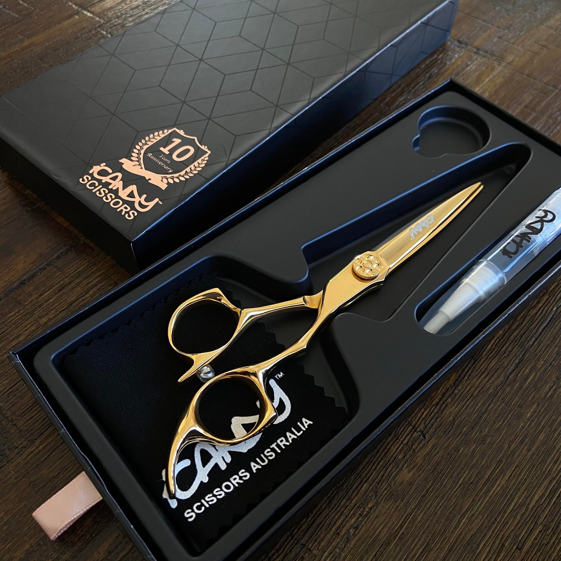 iCandy ALL STAR Yellow Gold Scissor 6.0" Open Box
