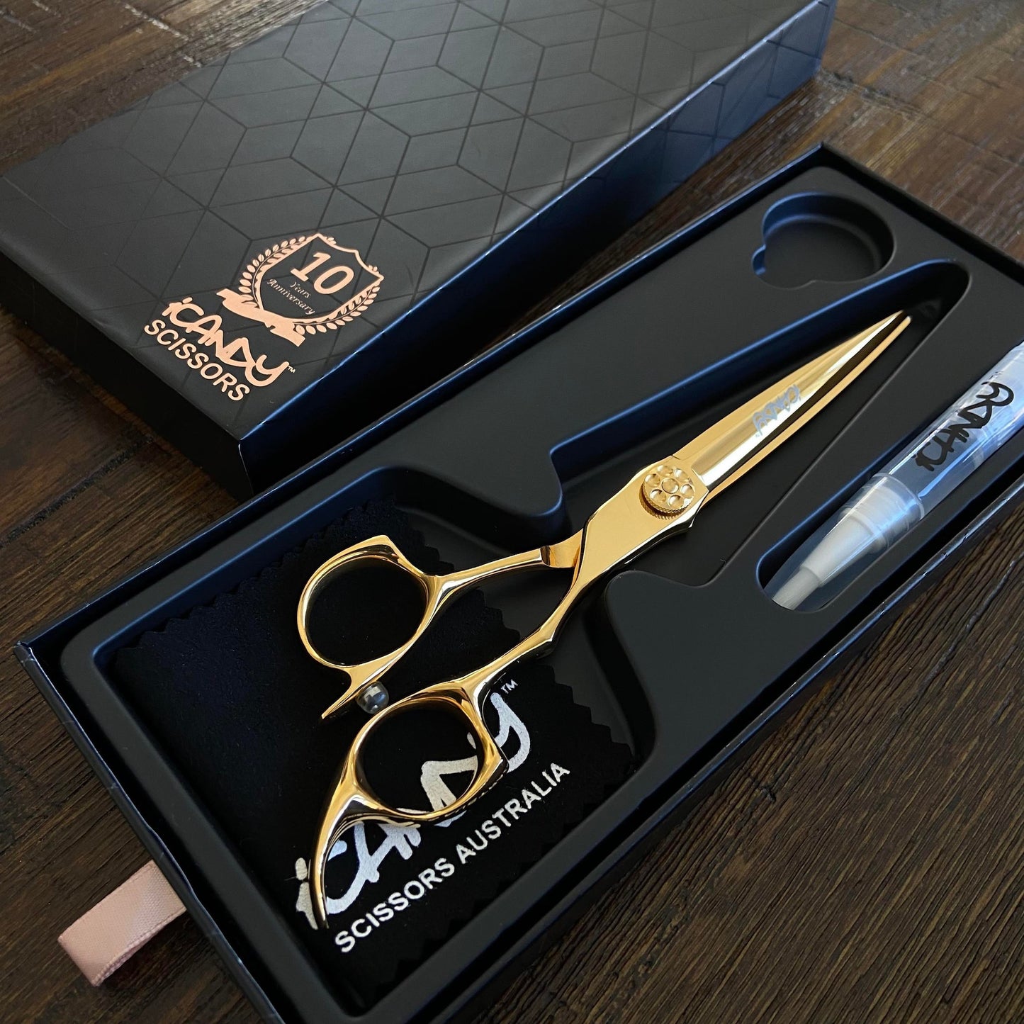 iCandy ALL STAR Yellow Gold Scissor 6.5" Open Box