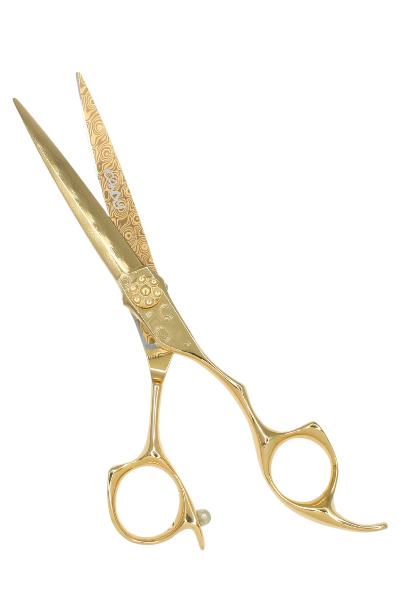 iCandy DAMASCUS ALL STAR Yellow Gold Scissor 6.5" Pic2