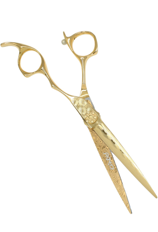 iCandy DAMASCUS ALL STAR Yellow Gold Scissor 6.5" Pic4