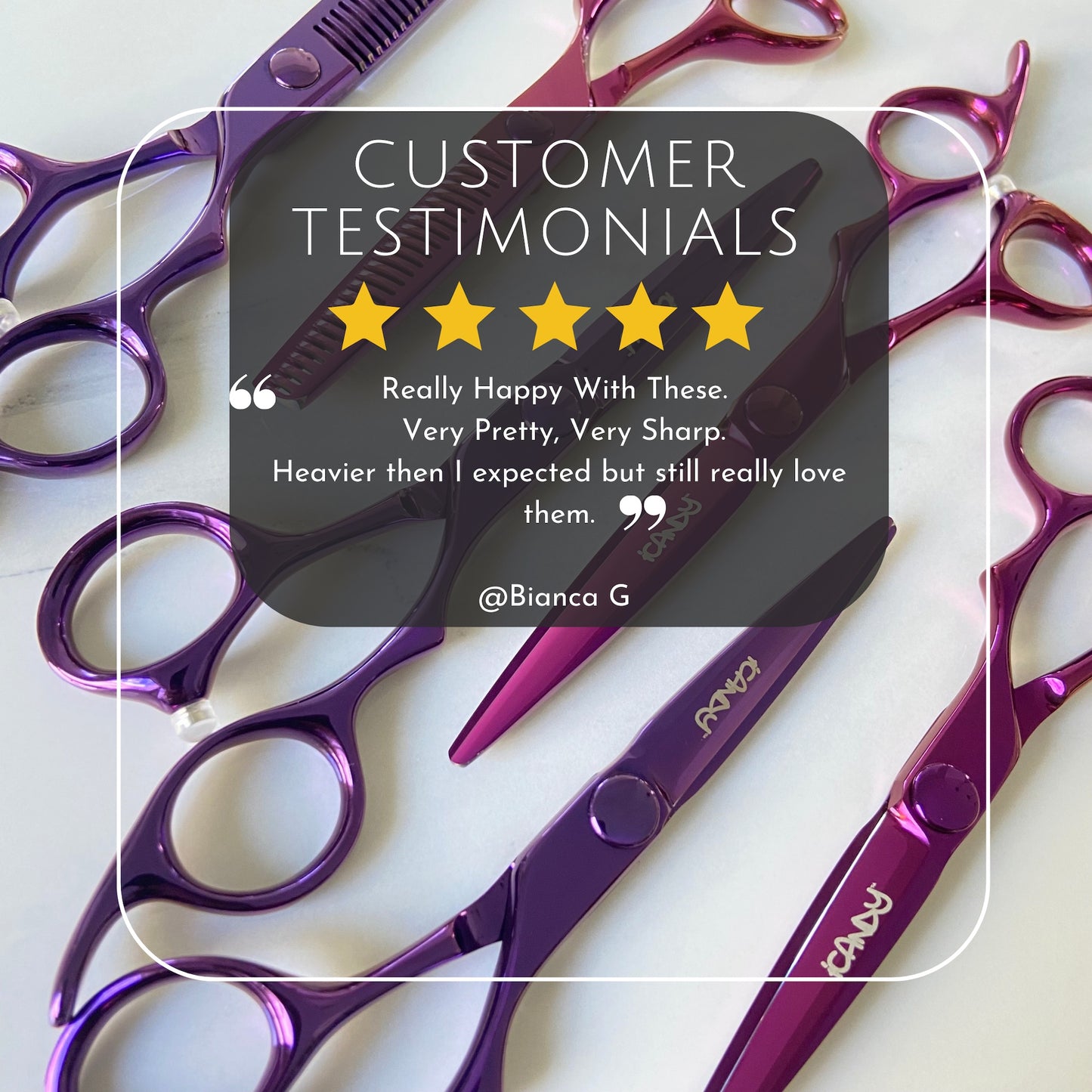 iCandy ELECTRO ULTRA VG10 Scissors Customer Review 