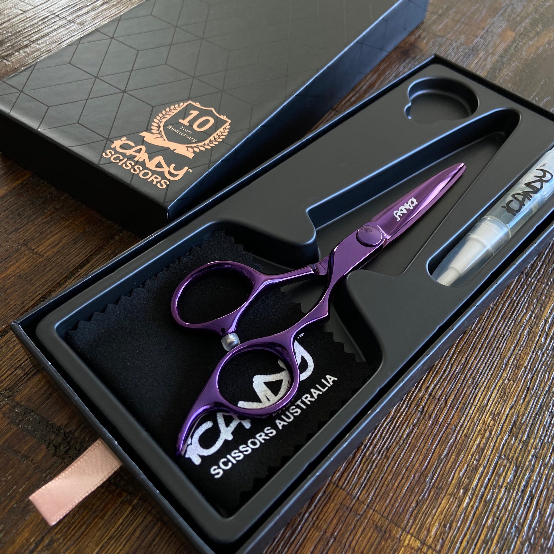 iCandy ELECTRO Ultra Violet VG10 Scissor (5.5 inch) In Box