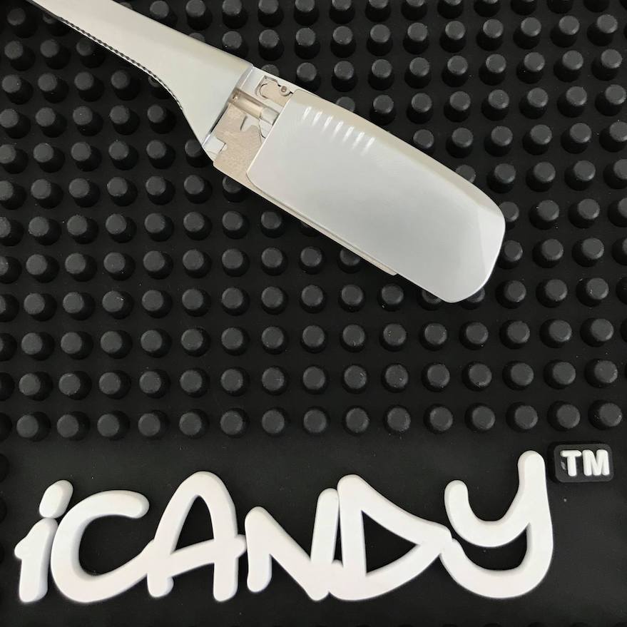 iCandy Pro Series II Barber Cut Throat Razors Blade Assembly Open Pic3