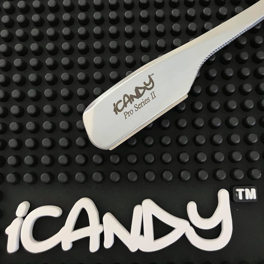 iCandy Pro Series II Barber Cut Throat Razors Blade Assembly Open Pic4