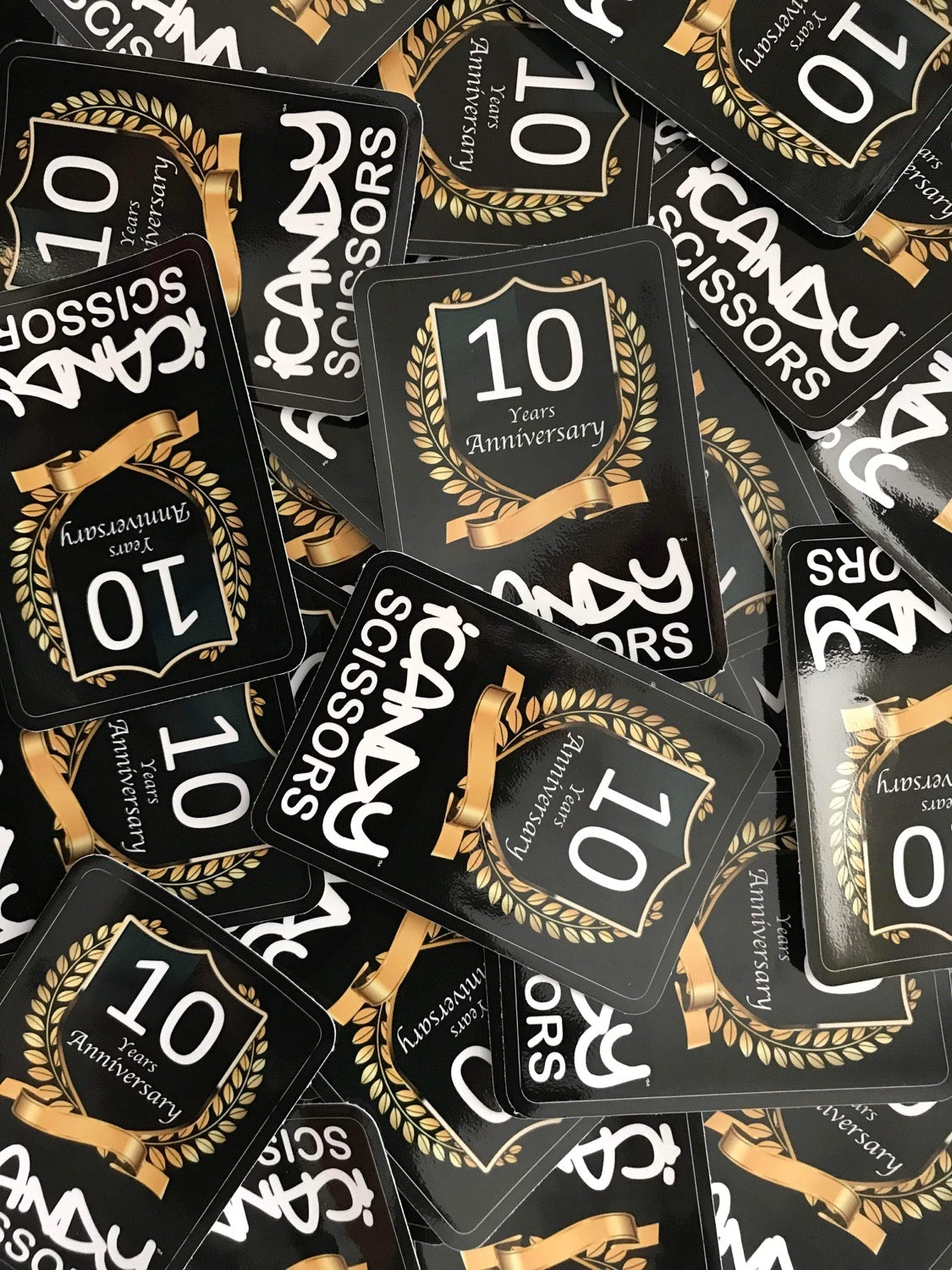 iCandy Scissors 10 Years Anniversary 2022 Sticker Multiples