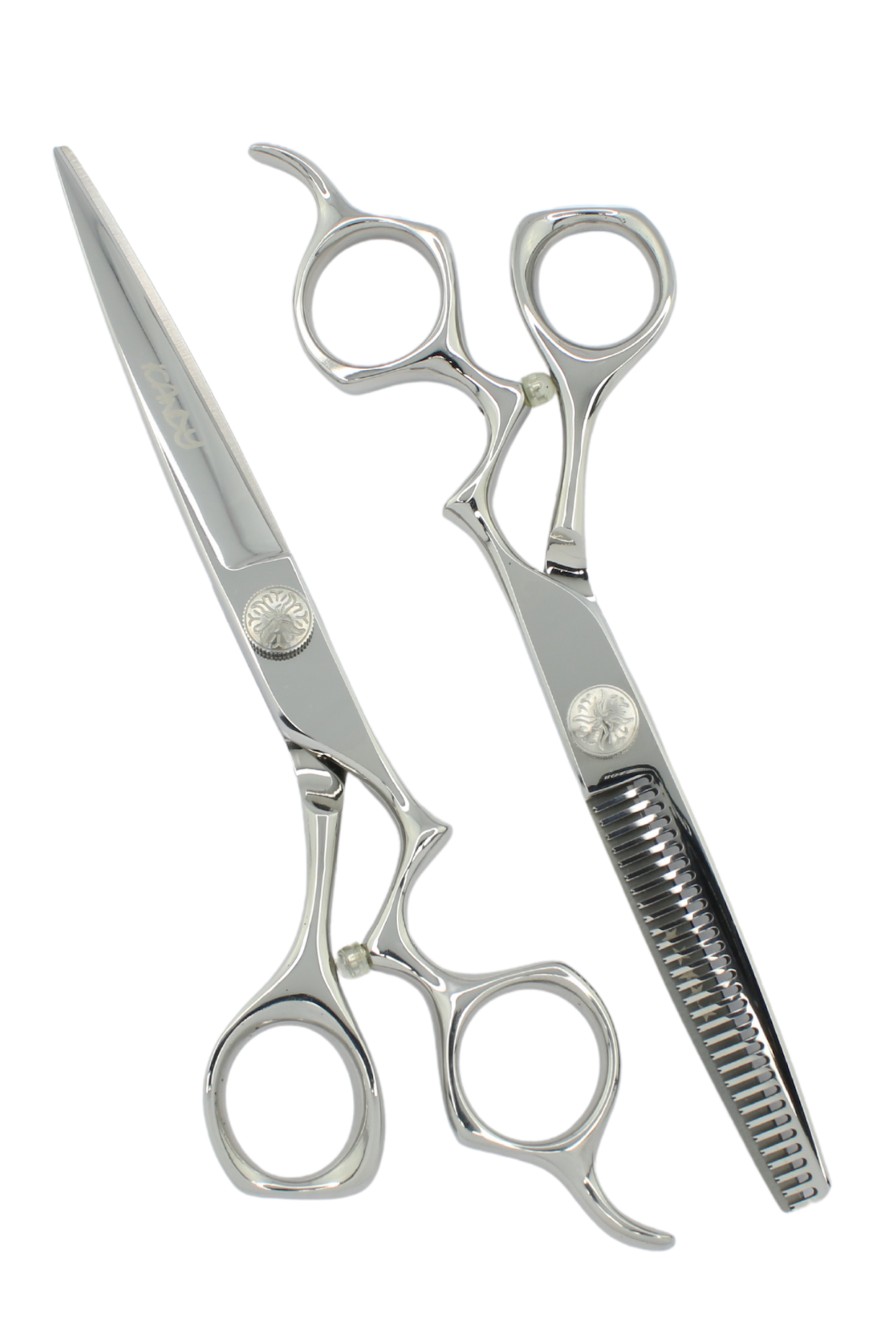 iCandy ATHENA Right-Handed Barber Hairdresser Scissor & Thinner Bundle 6.5/6.0 inch – professional Japanese steel set.
