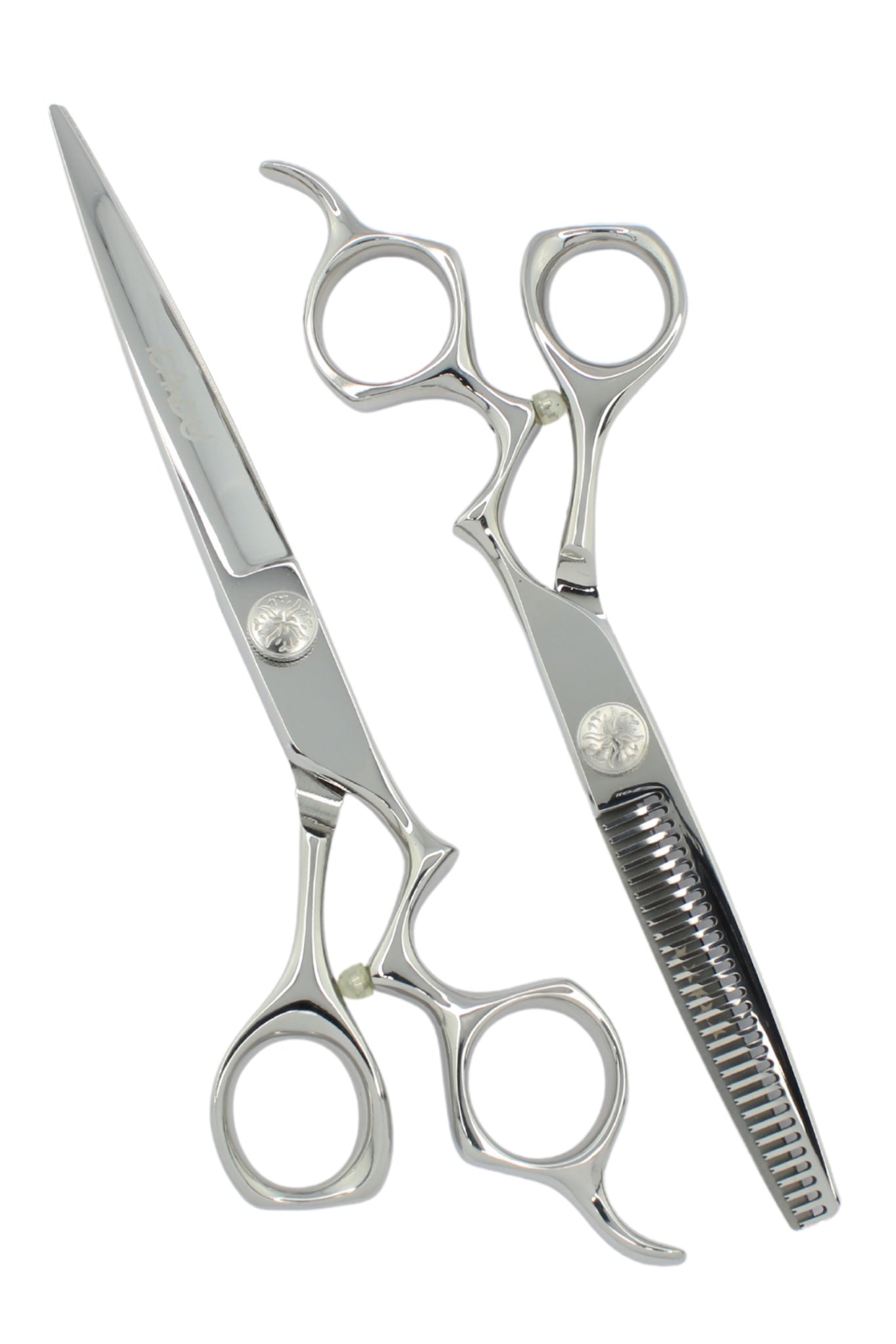 iCandy ATHENA Right-Handed Barber Hairdresser Scissor & Thinner Bundle 7.0/6.0 inch – professional Japanese steel set.